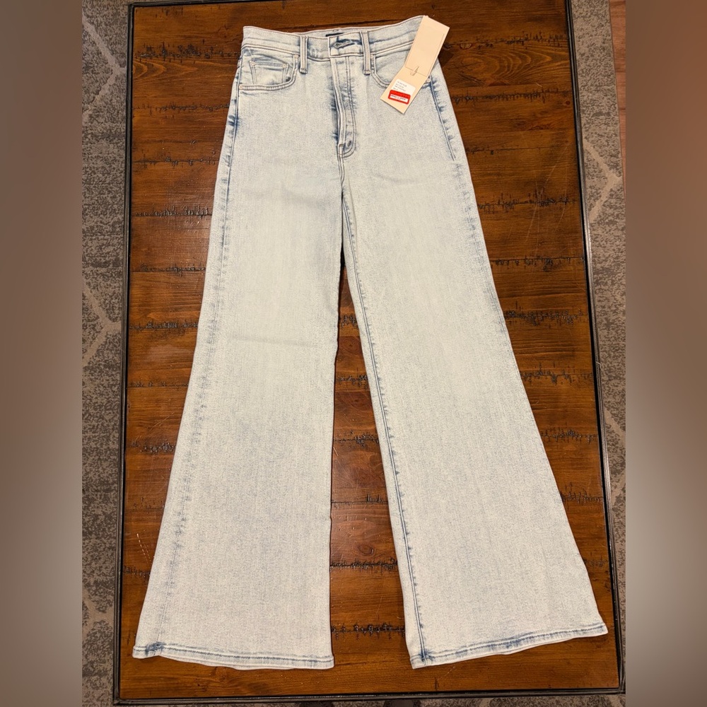 MOTHER Light Wash Flare Jeans